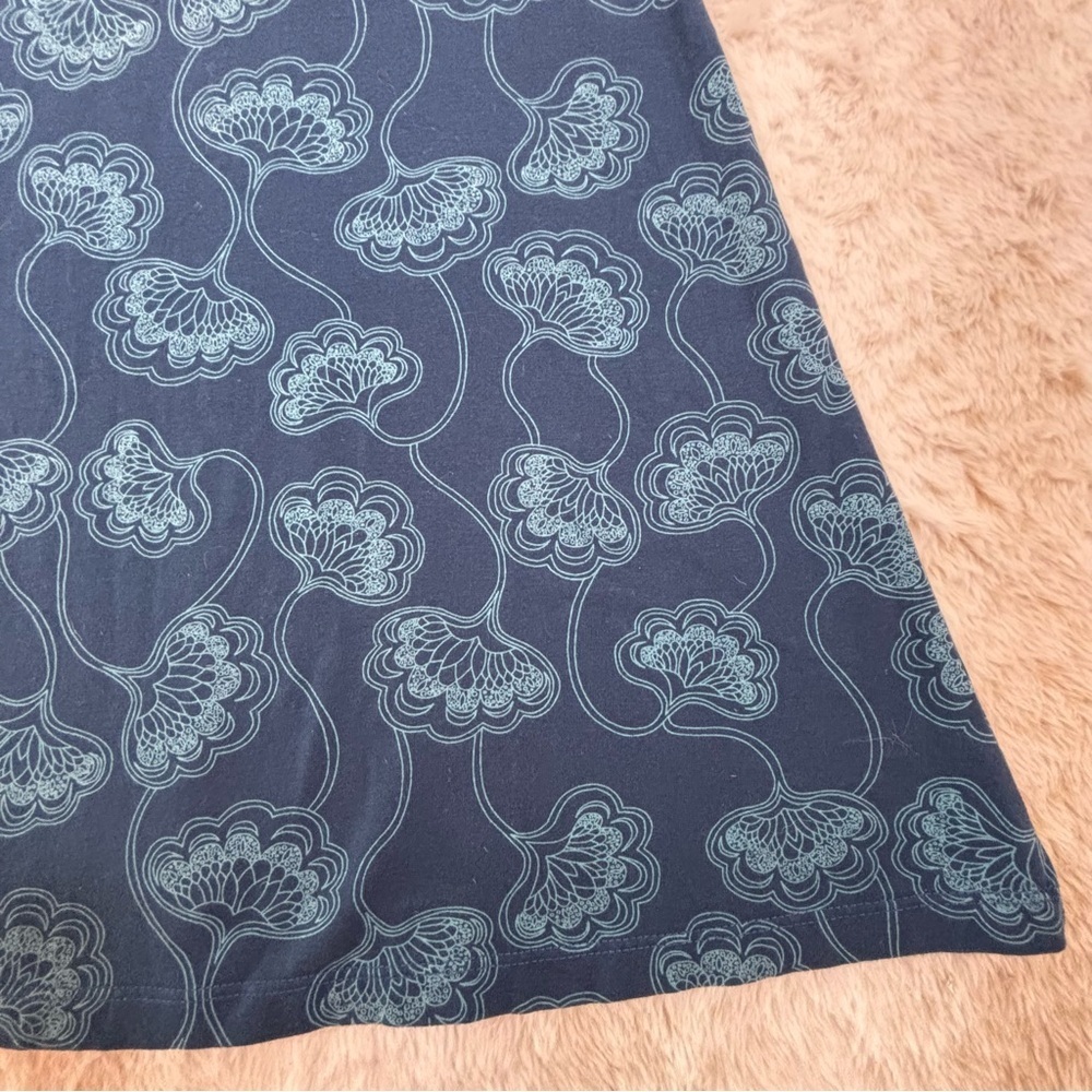 Patagonia Blue Floral Organic Cotton Spaghetti Strap Dress Women’s Small - Picture 2 of 13